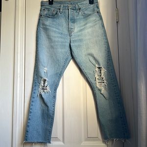 501 Skinny Tango Swing distressed
